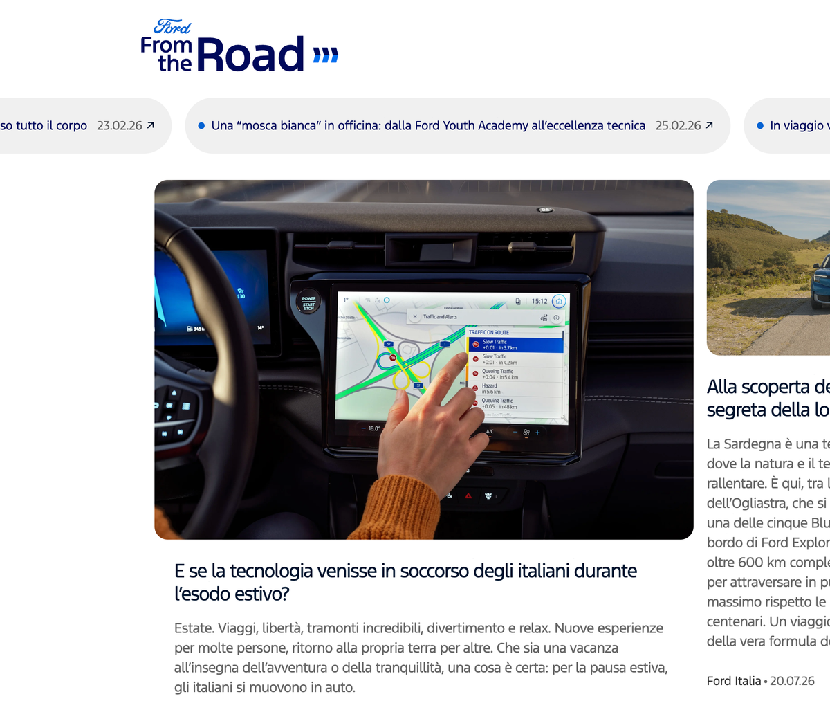 From the Road: Ford Italia sperimenta il marketing del dopo social